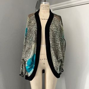 Indie Ella Floral Printed Kimono Bell Sleeve